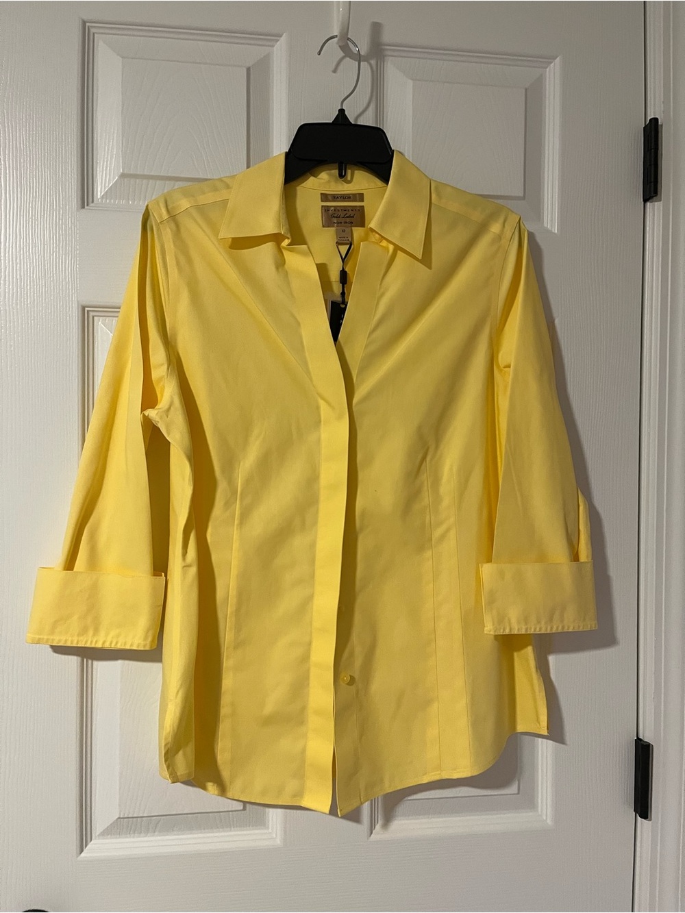 Taylor Pale Yellow Button-Up Shirt